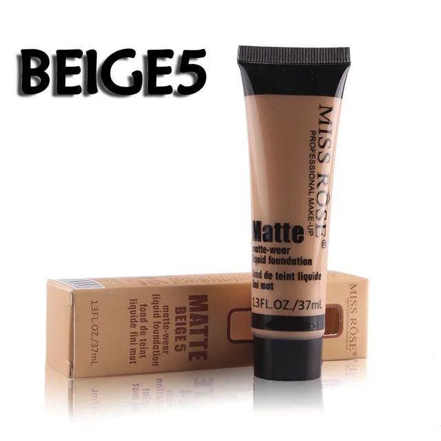 Professional Base Matte Liquid Foundation Waterproof Face Concealer