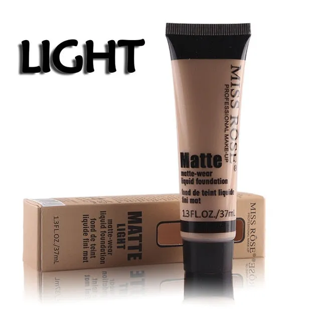 Professional Base Matte Liquid Foundation Waterproof Face Concealer
