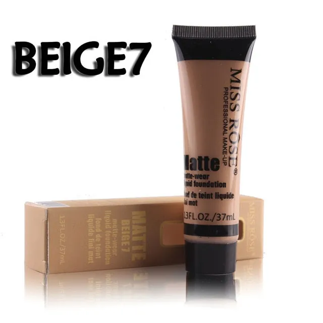 Professional Base Matte Liquid Foundation Waterproof Face Concealer