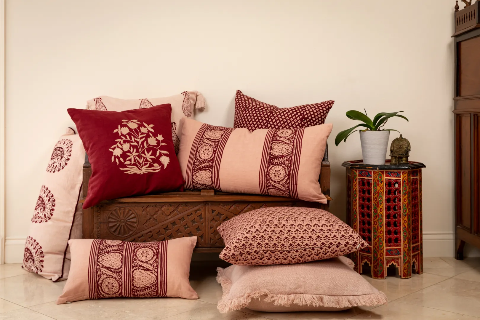 Provence Plum Decorative Pillow Cover