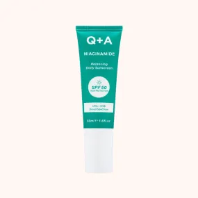 Q A Niacinamide Balancing Daily Sunscreen SPF 50 50ml
