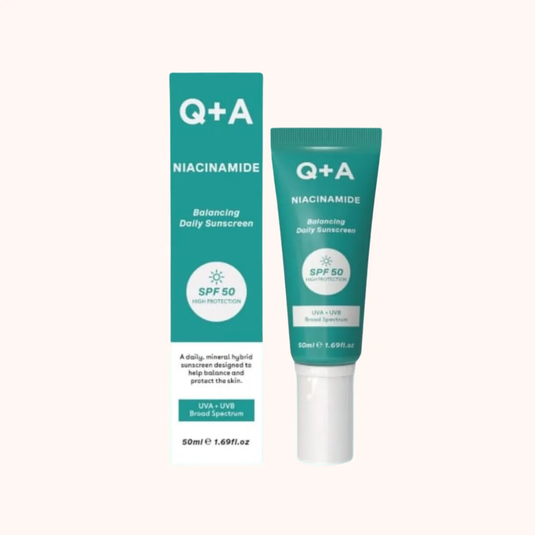 Q A Niacinamide Balancing Daily Sunscreen SPF 50 50ml