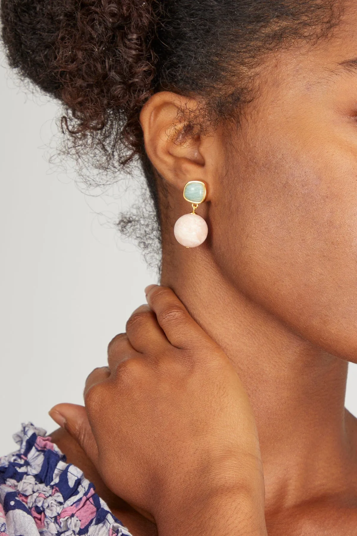 Rio Earrings in Blush