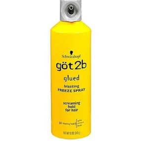 SCHWARZKOPF GOT2B GLUED BLASTING FREEZE HAIR SPRAY 340ML