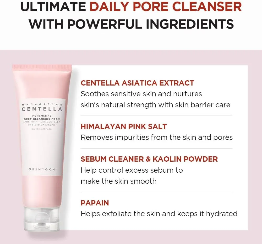 SKIN1004 Madagascar Centella Poremizing Deep Cleansing Foam