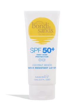 SPF 50  Body Sunscreen Lotion Coconut Beach Scent