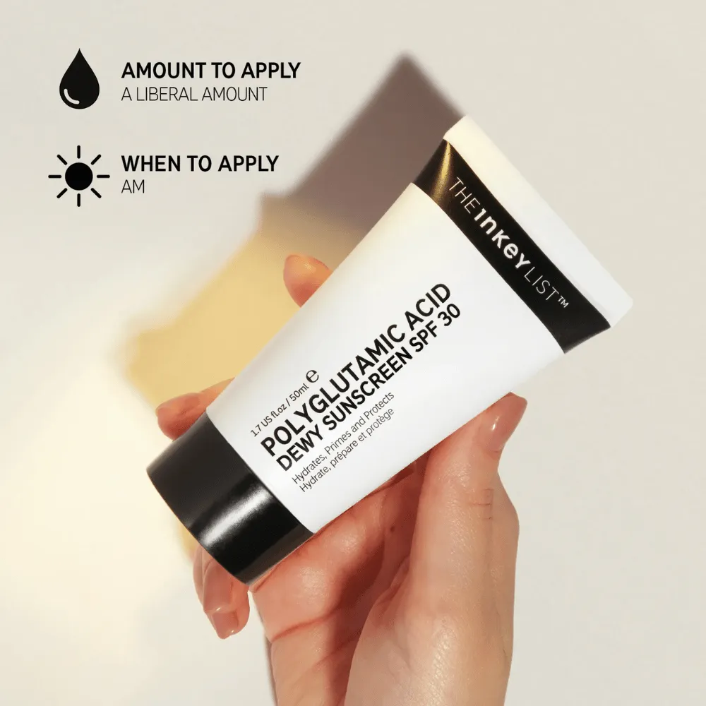 The Inkey List Polyglutamic Acid Dewy Sunscreen SPF 30