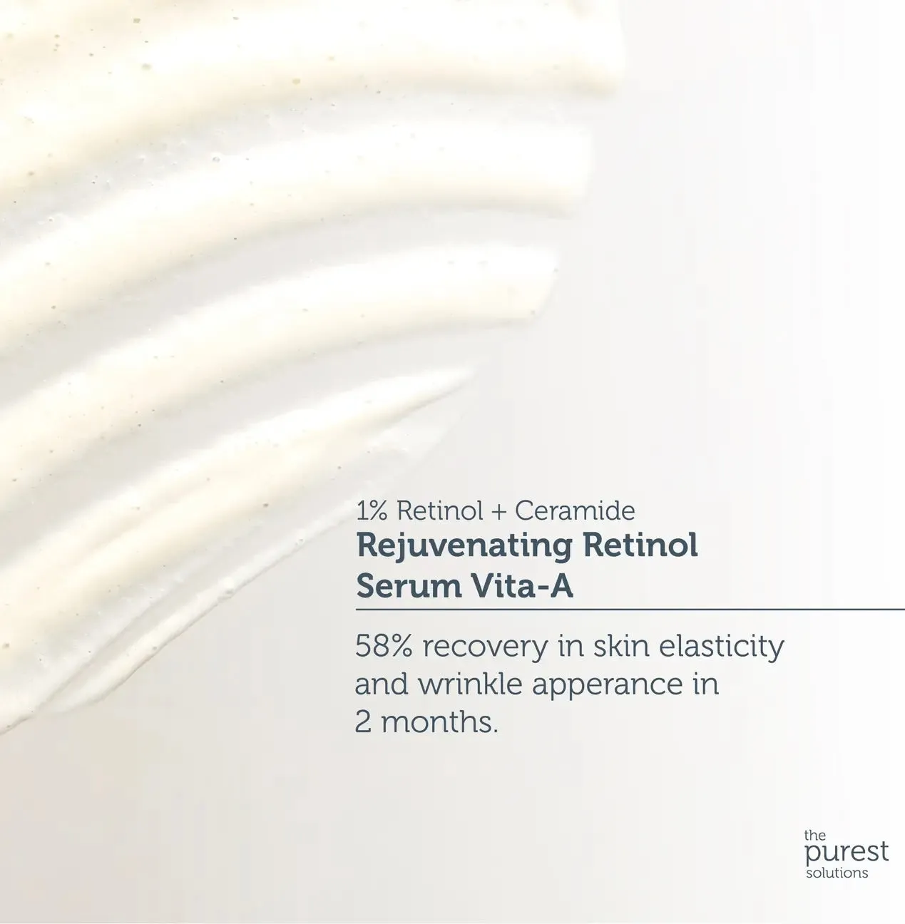 The Purest Solutions Retinol 1%   Ceramide Rejuvenating Serum - 30ml | ذا بيورست سيروم ريتنول 1% مع سيراميد - 30 مل
