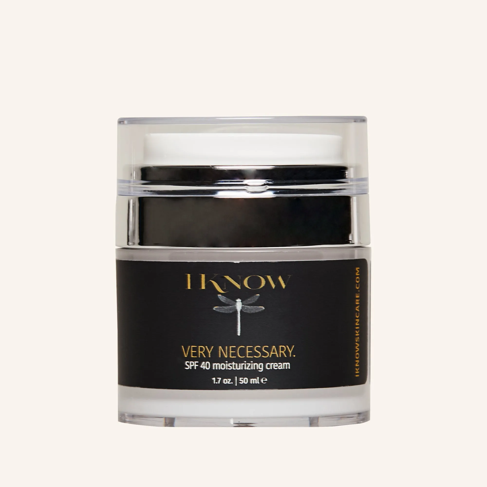 VERY NECESSARY. BROAD SPECTRUM SPF 40 MOISTURIZER